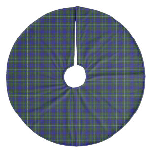 Jupon De Sapin En Molleton Macneil de Colonsay tartan bleu vert plaid