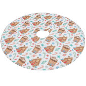 Jupon De Sapin En Molleton Maisons de pain d'épices (Angle)