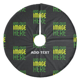 JUPON DE SAPIN EN MOLLETON MODÈLE DE TEXTE D'IMAGE NOIRE SIMPLE ET MODERNE
