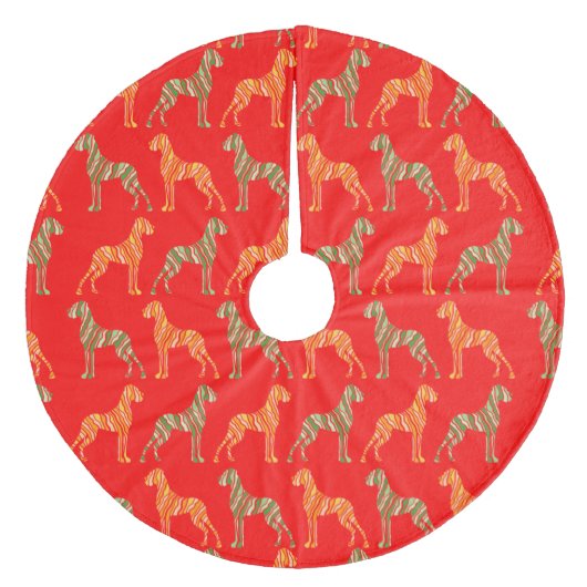Jupon De Sapin En Molleton motif danois géant (Devant)