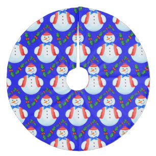 Jupon De Sapin En Molleton Neige