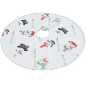 Jupon De Sapin En Molleton Neige (Angle)