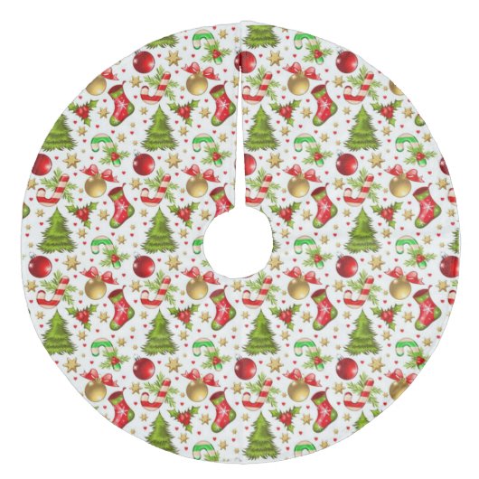 Jupon De Sapin En Molleton Noël (Devant)