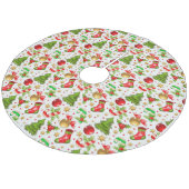 Jupon De Sapin En Molleton Noël (Angle)