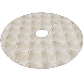 Jupon De Sapin En Molleton Noël Crème Luxe (Angle)