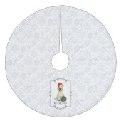 Jupon De Sapin En Molleton Noël Père Noël Wheaten Terrier (blé 1b2) mignonne (Devant)