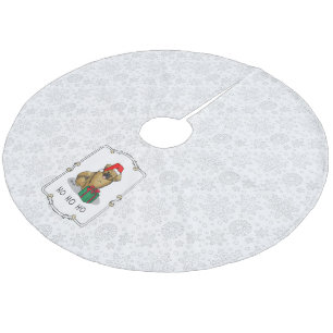 Jupon De Sapin En Molleton Noël Santa Chapeau Espagnol Tibétain (Brown) Migno