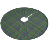 Jupon De Sapin En Molleton Plaid bleu vert tartan Park (Angle)