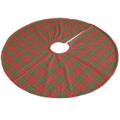 Jupon De Sapin En Molleton Plaid vert rouge de Comyn tartan (Angle)