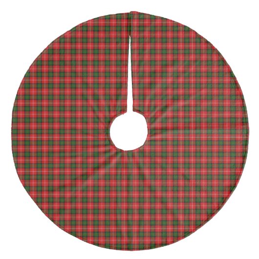 Jupon De Sapin En Molleton Plaque vert rouge tartan MacKintosh (Devant)