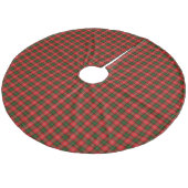 Jupon De Sapin En Molleton Plaque vert rouge tartan MacKintosh (Angle)