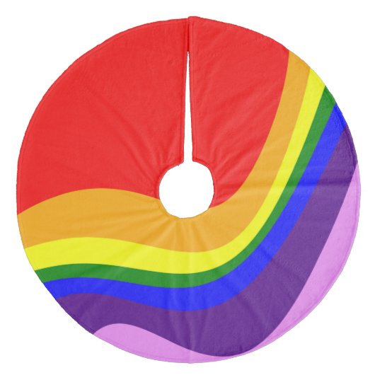 Jupon De Sapin En Molleton Rainbow Roy G Biv (Devant)