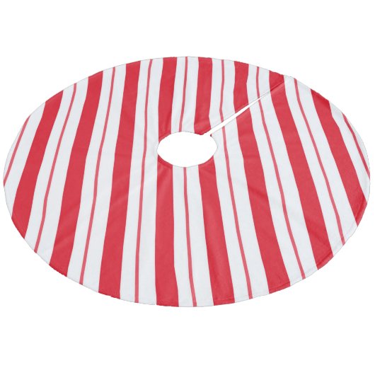 Jupon De Sapin En Molleton Rayures (Angle)