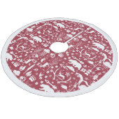 Jupon De Sapin En Molleton Red Woodsy Fox Reindeer Bear Owl Raccoon Noël (Angle)