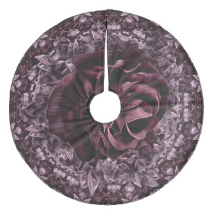Jupon De Sapin En Molleton Rose Mandala