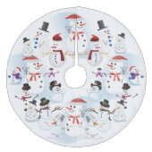 Jupon De Sapin En Molleton Snowman (Devant)