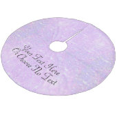 Jupon De Sapin En Molleton Texte personnalisé/ Fille de Parties scintillant r (Angle)