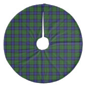 Jupon De Sapin En Molleton Urquhart tartan bleu vert plaid (Devant)