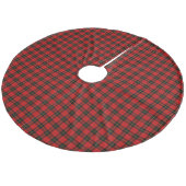 Jupon De Sapin En Molleton Wallace tartan rouge noir plaid (Angle)