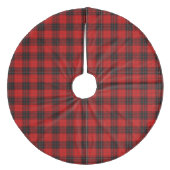 Jupon De Sapin En Molleton Wemyss tartan rouge noir plaid (Devant)