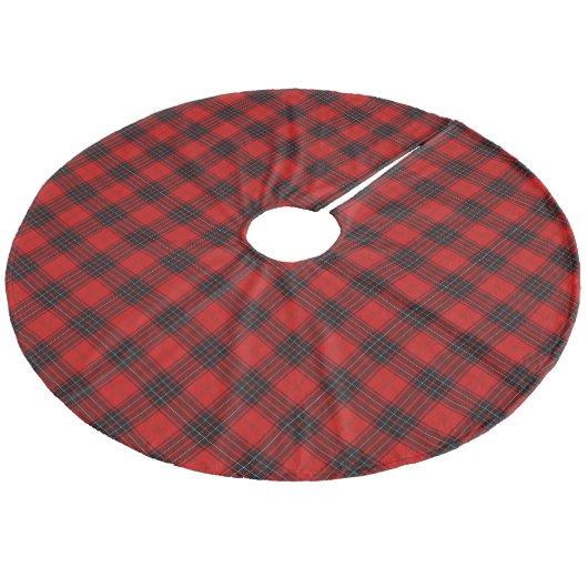 Jupon De Sapin En Molleton Wemyss tartan rouge noir plaid (Angle)