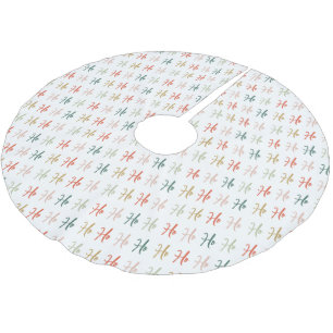 JUPON DE SAPIN EN POLYESTER BROSSÉ 