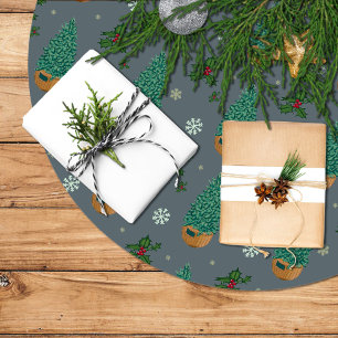 JUPON DE SAPIN EN POLYESTER BROSSÉ