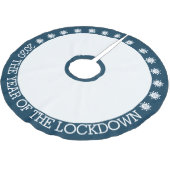 Jupon De Sapin En Polyester Brossé 2020 l'année du blocage (Angle)