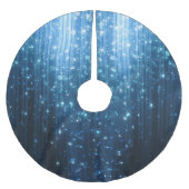 Jupon De Sapin En Polyester Brossé Abstrait lumineux : Art Arrière - plan éclairé. (Devant)