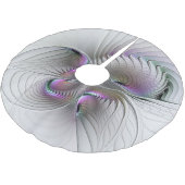 Jupon De Sapin En Polyester Brossé Abstrait moderne Shy Imaginaire Figure Fractal Art (Angle)