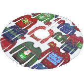 Jupon De Sapin En Polyester Brossé affreux chandail de Noël (Angle)