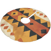 Jupon De Sapin En Polyester Brossé African design background in brown and black (Angle)