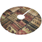 Jupon De Sapin En Polyester Brossé African Patchwork : Grunge Print Arrière - plan (Angle)