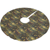 Jupon De Sapin En Polyester Brossé American Staffordshire Noël Festival Voyage (Angle)