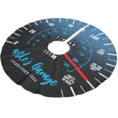 Jupon De Sapin En Polyester Brossé Amusante voiture Manly Odometer Speedometer Partie (Angle)