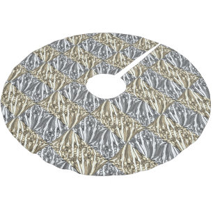 Jupon De Sapin En Polyester Brossé Amusement de bulle tirée / Noir & Blanc / Sépia /
