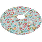 Jupon De Sapin En Polyester Brossé Amusement de glace (Angle)