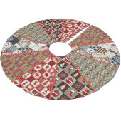 Jupon De Sapin En Polyester Brossé Ancien Pays Motif courbé (Angle)