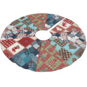 Jupon De Sapin En Polyester Brossé Ancien Pays Motif courbé (Angle)
