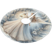 Jupon De Sapin En Polyester Brossé Ange céleste d'hiver Lanterne de paix (Angle)