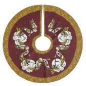 Jupon De Sapin En Polyester Brossé Ange de vacances (Devant)