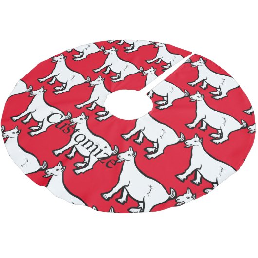 Jupon De Sapin En Polyester Brossé Animal de chèvre Thunder_Cove (Angle)