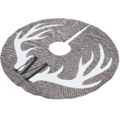 Jupon De Sapin En Polyester Brossé Antlers de cerfs blancs Brown Herringbone personna (Angle)