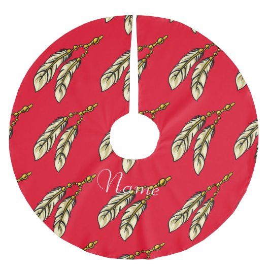 Jupon De Sapin En Polyester Brossé Apache Feathers Thunder_Cove (Devant)