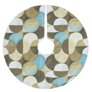 Jupon De Sapin En Polyester Brossé Aquarelle Abstraite dessinée