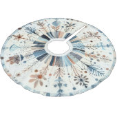 Jupon De Sapin En Polyester Brossé Aquarelle Boho Russe Noël Holiday (Angle)