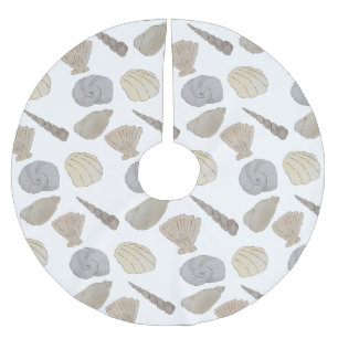 Jupon De Sapin En Polyester Brossé Aquarelle Coques marines