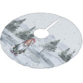 Jupon De Sapin En Polyester Brossé Aquarelle Gnome (Angle)