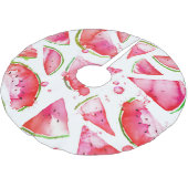 Jupon De Sapin En Polyester Brossé Aquarelle pastèque 1 (Angle)