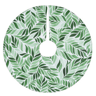 Jupon De Sapin En Polyester Brossé Aquarelle tirée à la main Motif Abstrait sans cout